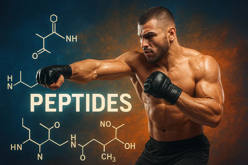 Peptides althete shadow boxing